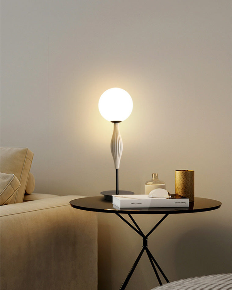 WOMO Lampe sur Pied Globe en Verre - WM7024