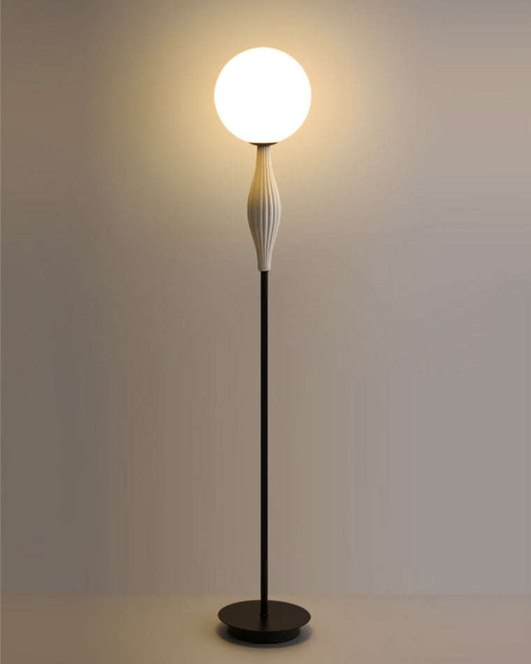 WOMO Lampe sur Pied Globe en Verre - WM7024
