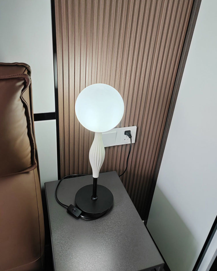 WOMO Lampe sur Pied Globe en Verre - WM7024