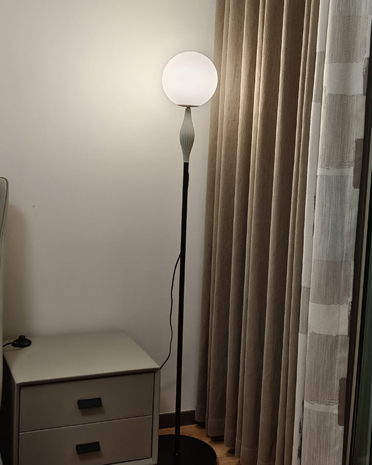 WOMO Lampe sur Pied Globe en Verre - WM7024