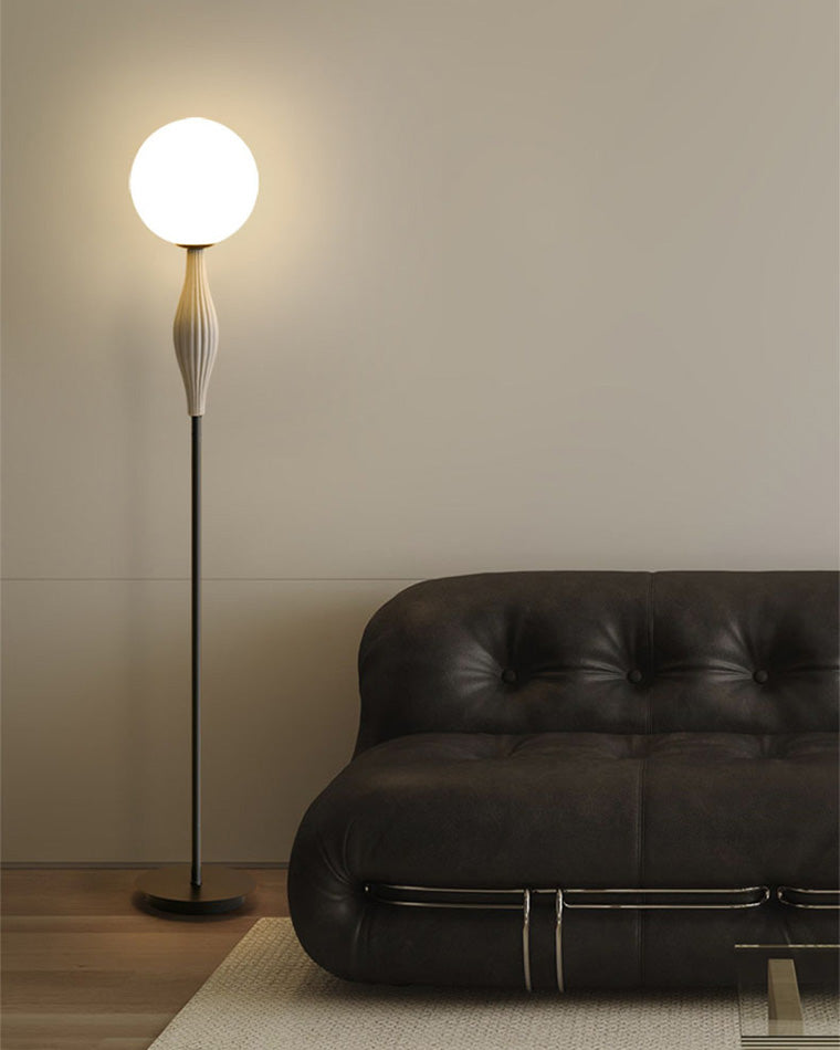 WOMO Lampe sur Pied Globe en Verre - WM7024