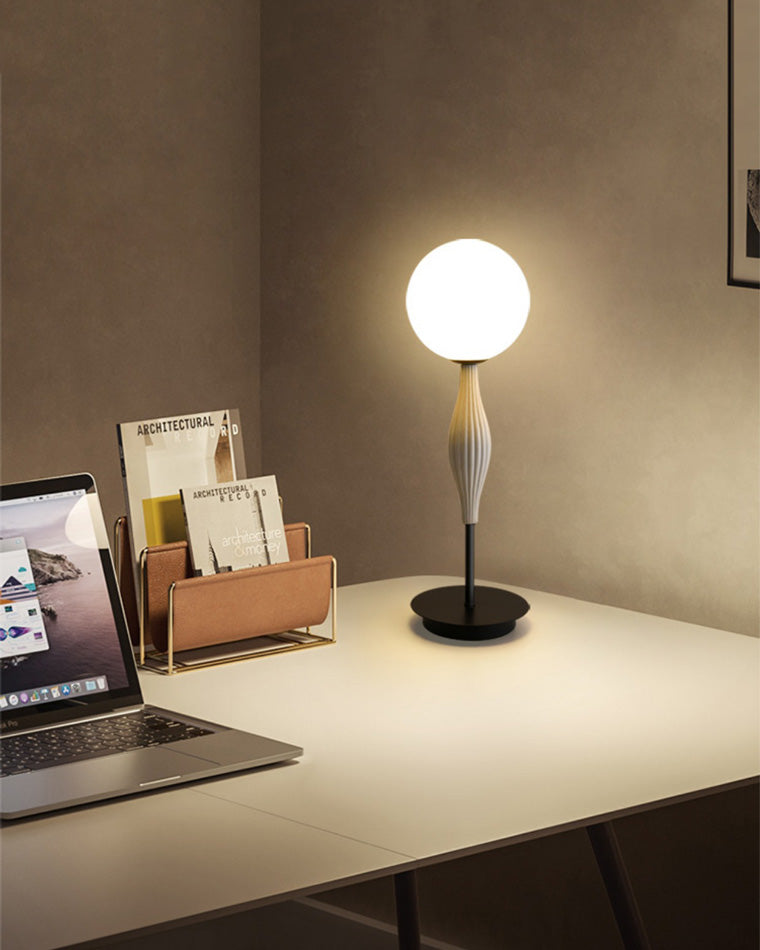 WOMO Lampe sur Pied Globe en Verre - WM7024