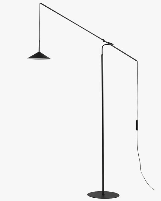 Lampadaire en porte-à-faux WOMO au-dessus du canapé-WM7025