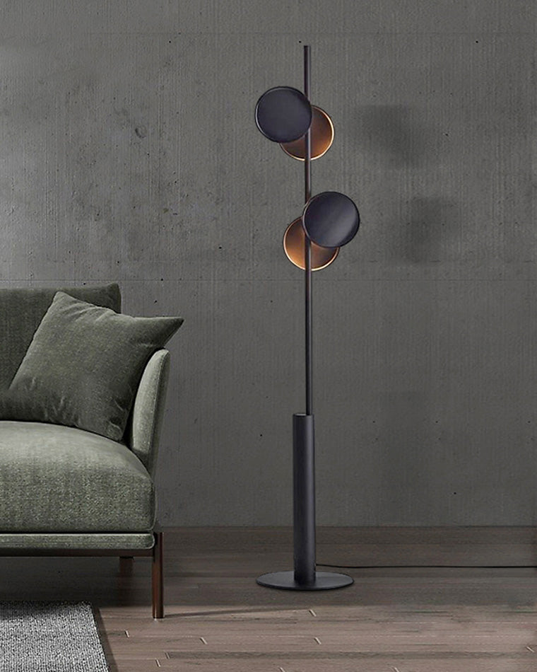 Lampadaire noir WOMO-WM7037