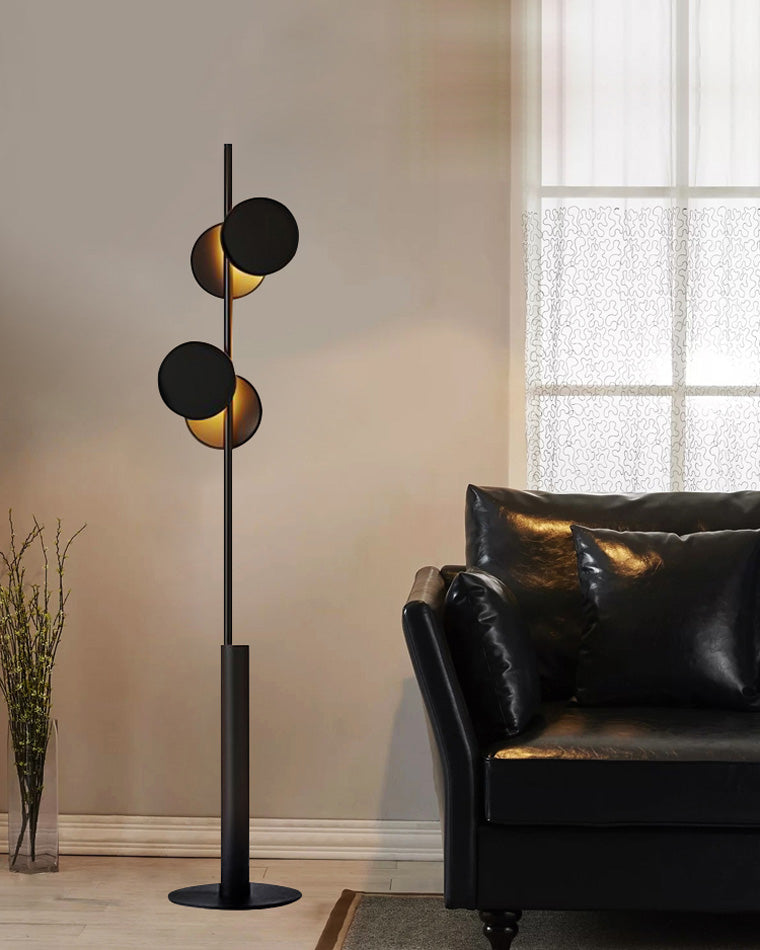 Lampadaire noir WOMO-WM7037