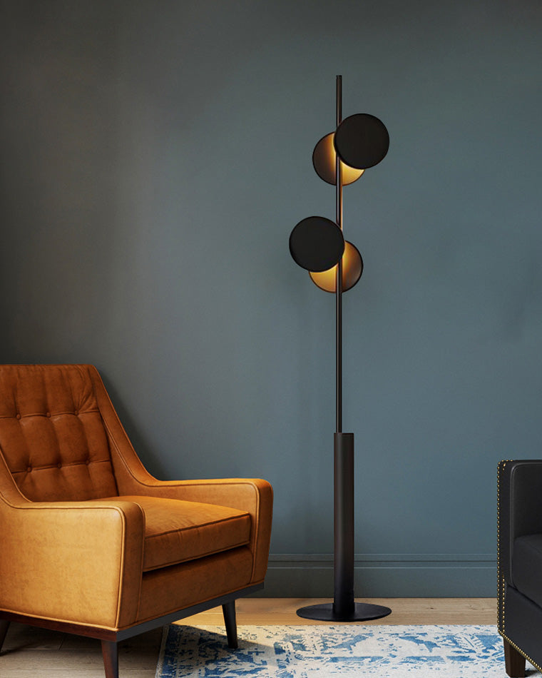 Lampadaire noir WOMO-WM7037