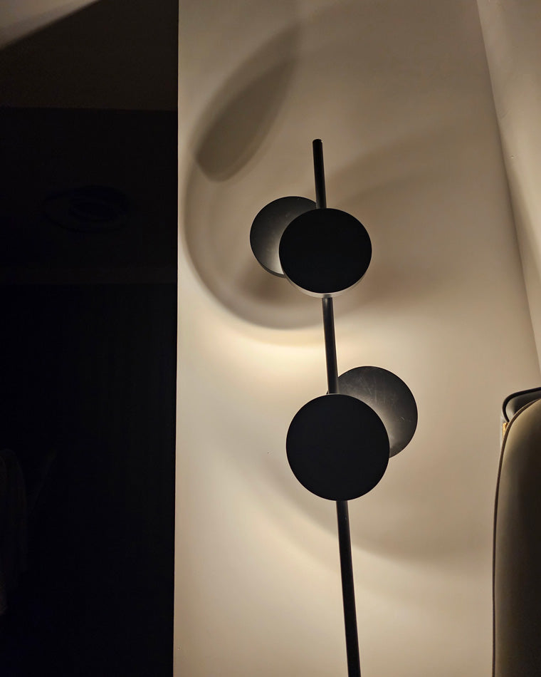 Lampadaire noir WOMO-WM7037