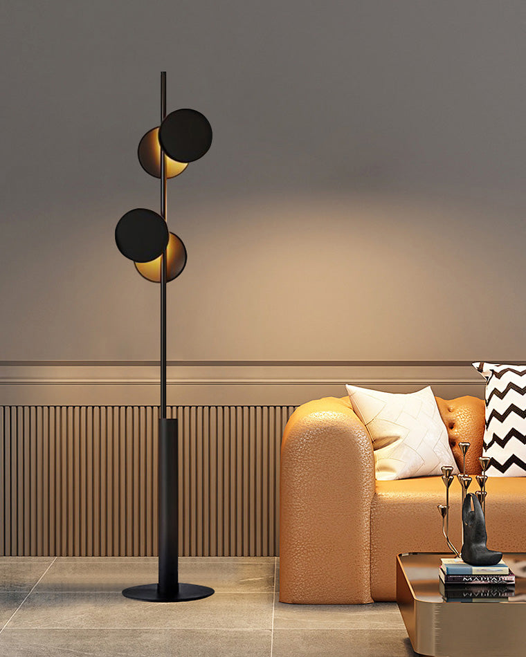 Lampadaire noir WOMO-WM7037