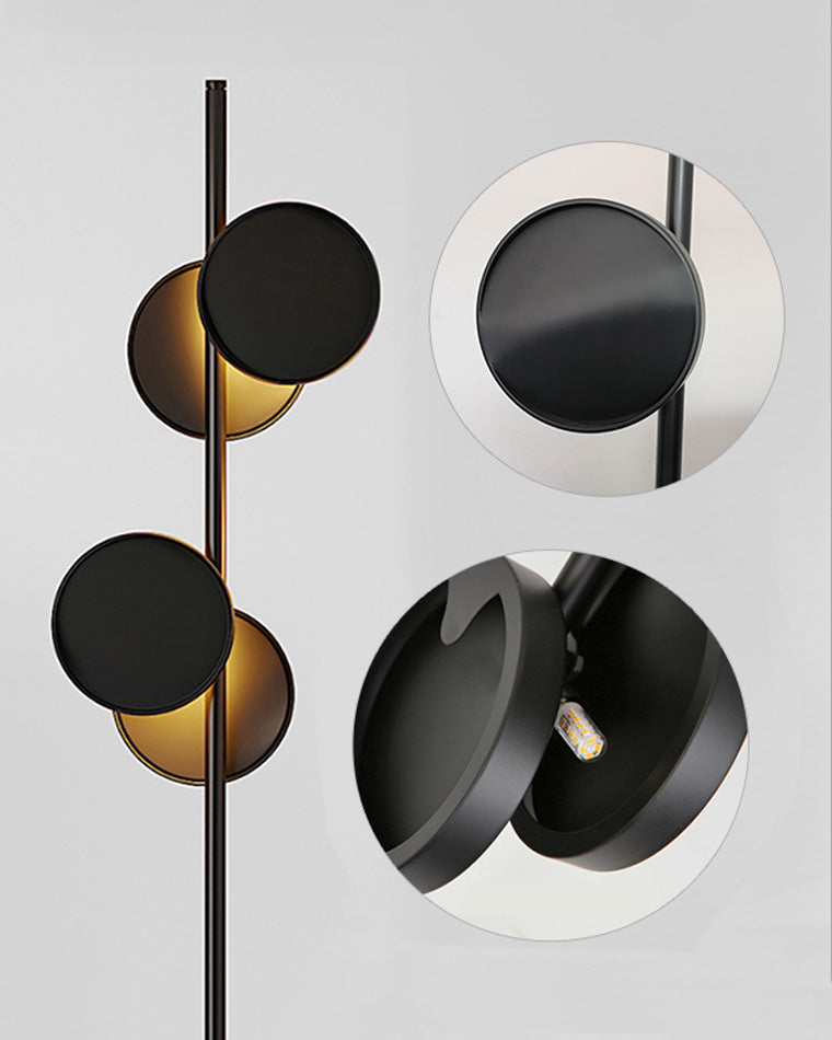 Lampadaire noir WOMO-WM7037