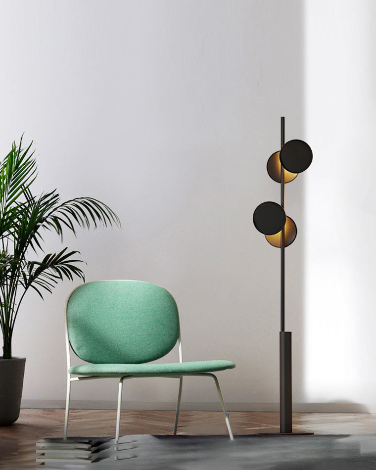 Lampadaire noir WOMO-WM7037