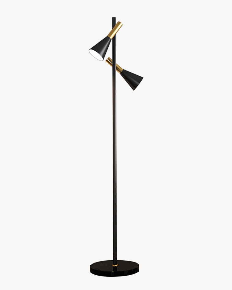 WOMO Lampadaire à 2 ampoules réglable-WM7067