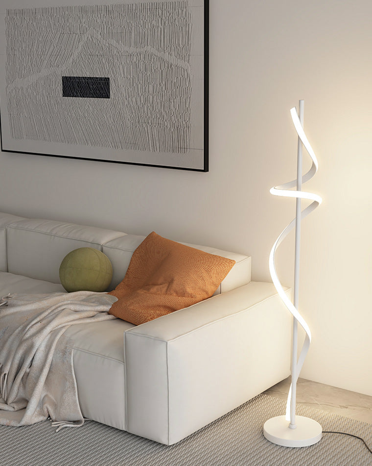 Lampadaire en spirale dimmable WOMO-WM7073