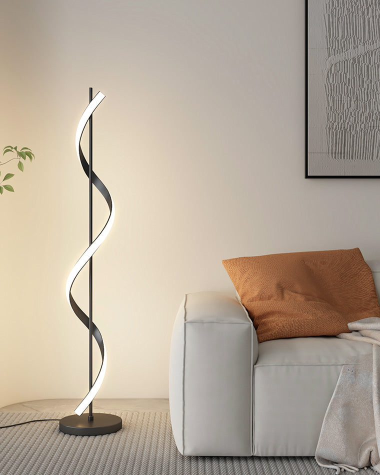 Lampadaire en spirale dimmable WOMO-WM7073
