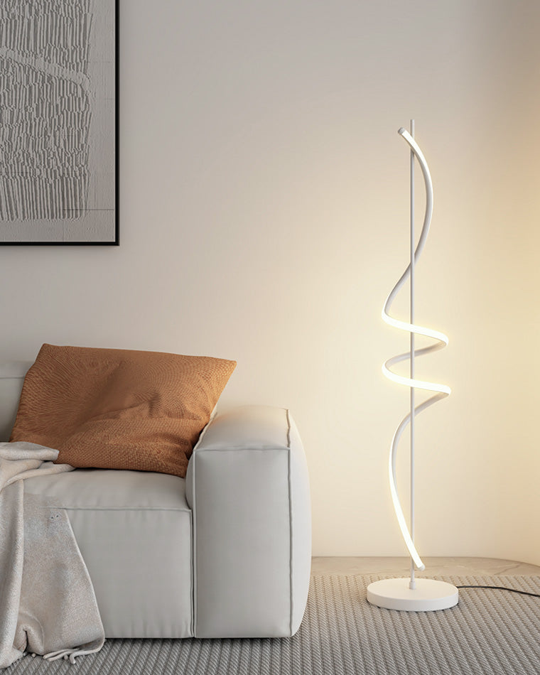 Lampadaire en spirale dimmable WOMO-WM7073