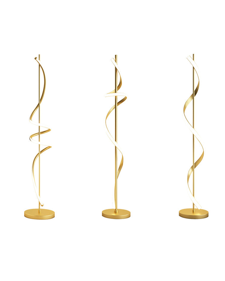 Lampadaire en spirale dimmable WOMO-WM7073