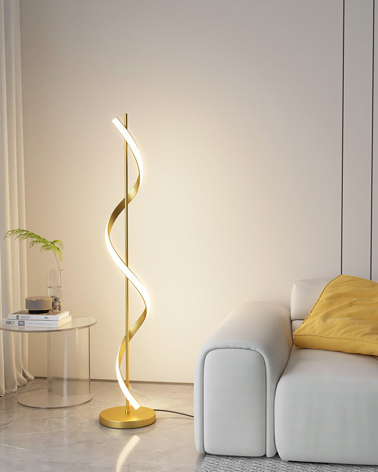 Lampadaire en spirale dimmable WOMO-WM7073