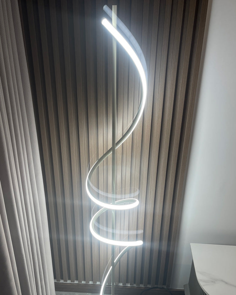 Lampadaire en spirale dimmable WOMO-WM7073