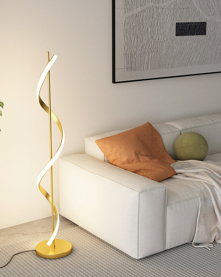 Lampadaire en spirale dimmable WOMO-WM7073