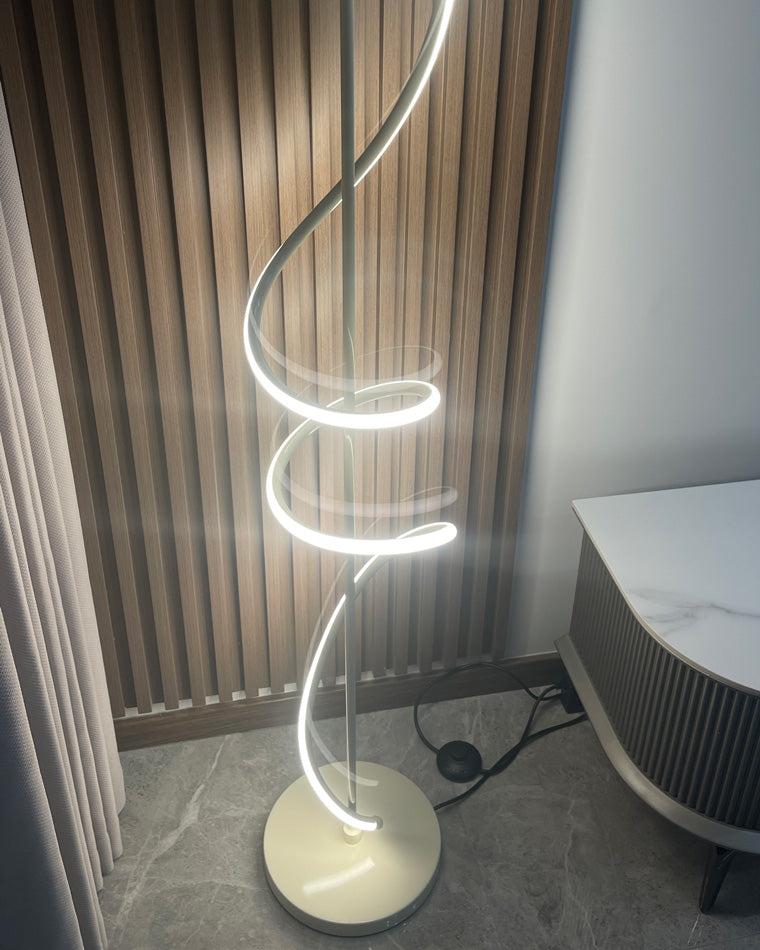 Lampadaire en spirale dimmable WOMO-WM7073