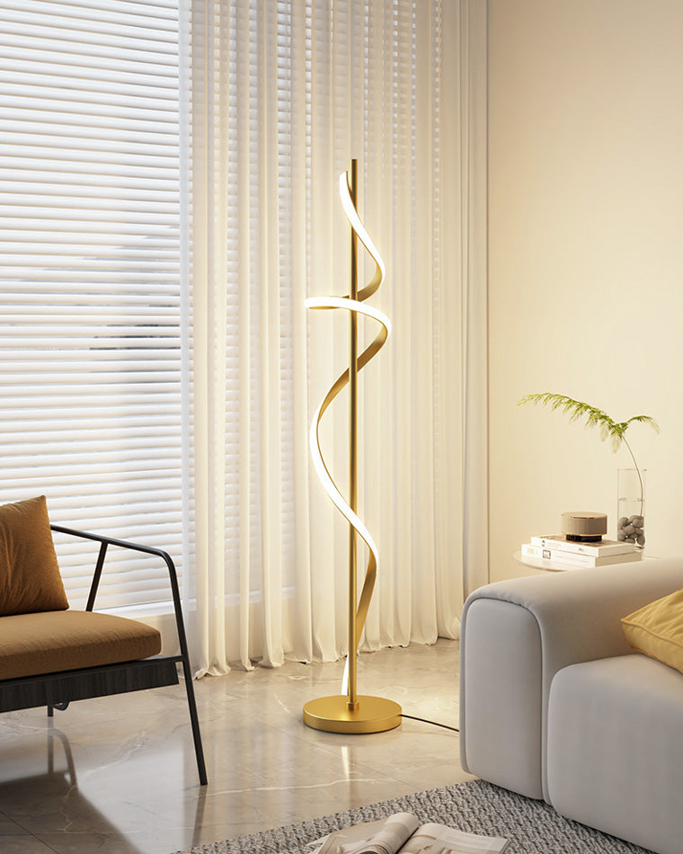 Lampadaire en spirale dimmable WOMO-WM7073