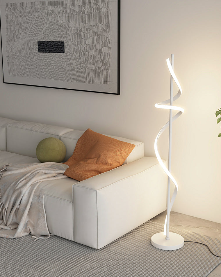 Lampadaire en spirale dimmable WOMO-WM7073