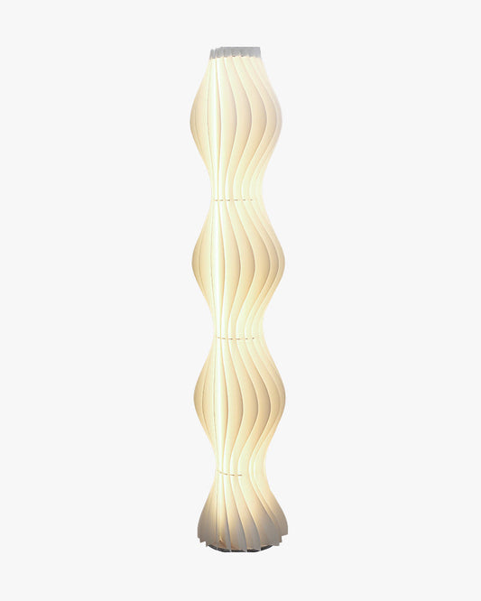 WOMO Lampe sur Pied Colonne Ondulée avec Variateur de Teinte - WM7074