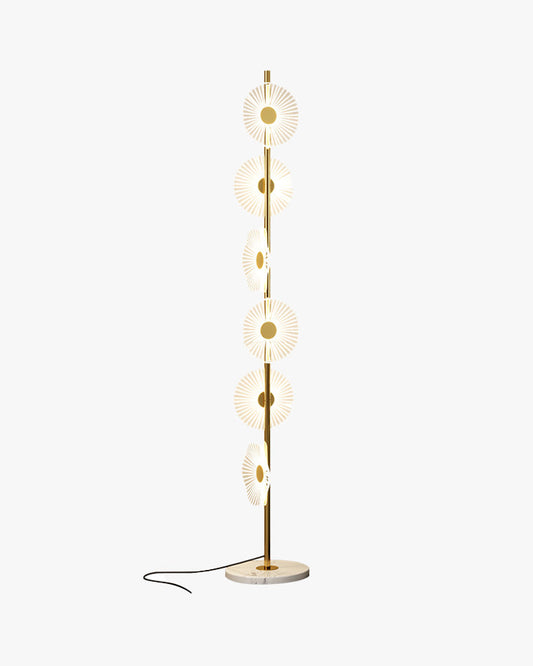 Lampadaire à intensité variable multi-lumière WOMO avec télécommande-WM7075