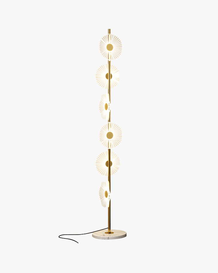Lampadaire à intensité variable multi-lumière WOMO avec télécommande-WM7075