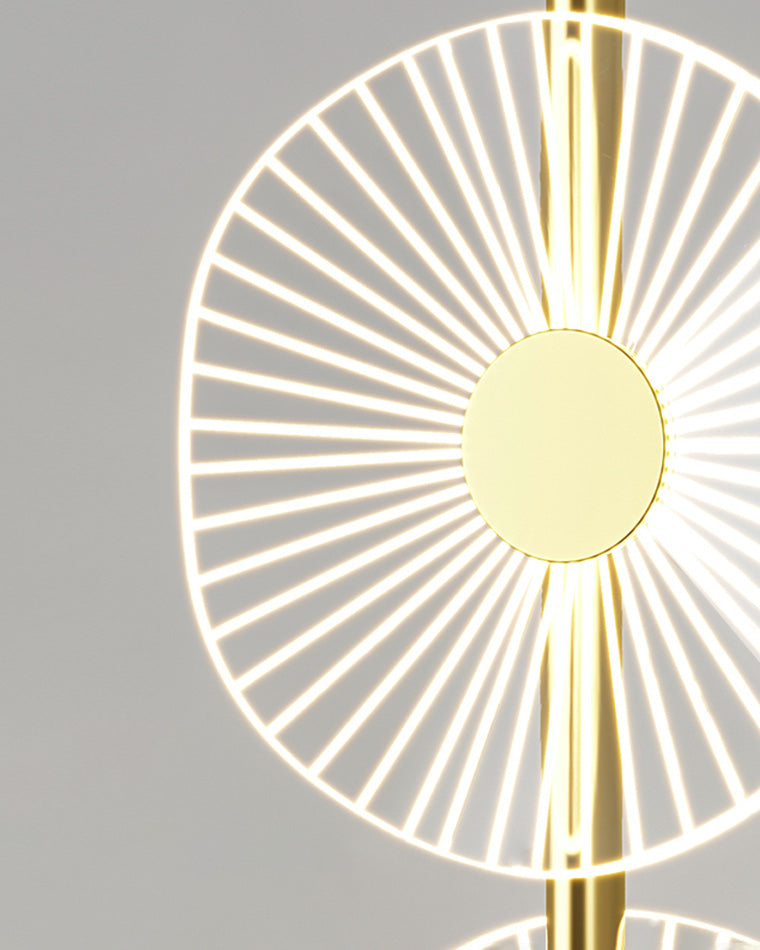 Lampadaire à intensité variable multi-lumière WOMO avec télécommande-WM7075