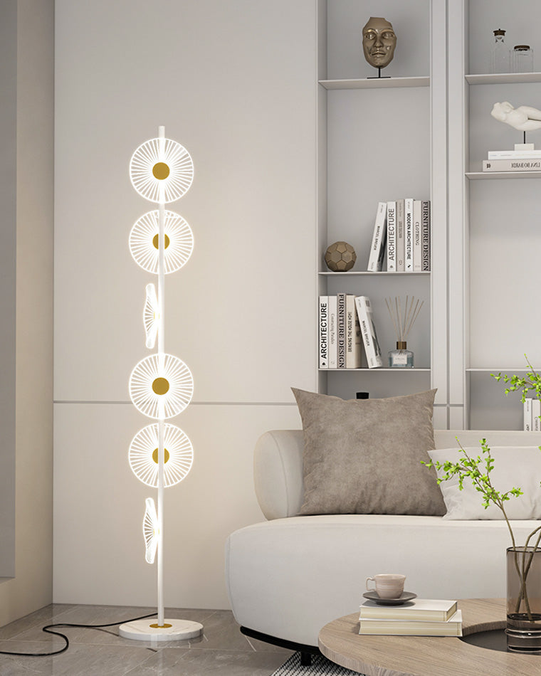 Lampadaire à intensité variable multi-lumière WOMO avec télécommande-WM7075