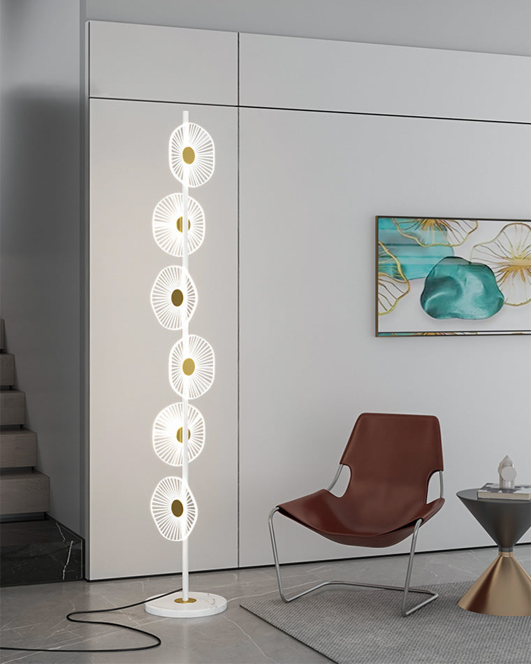 Lampadaire à intensité variable multi-lumière WOMO avec télécommande-WM7075