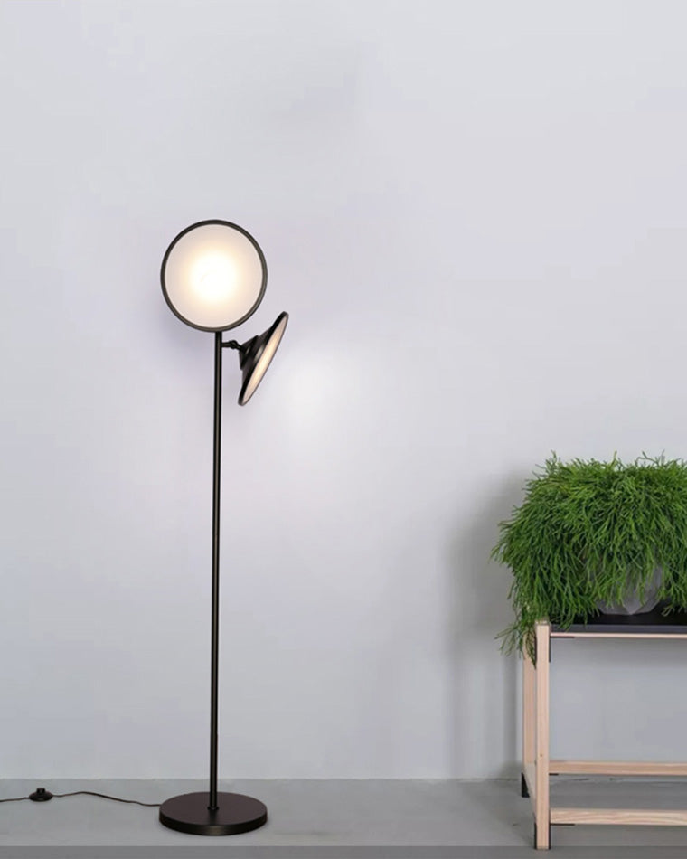 WOMO Lampe sur Pied Lecture 2 Ampoules Lunes - WM7076