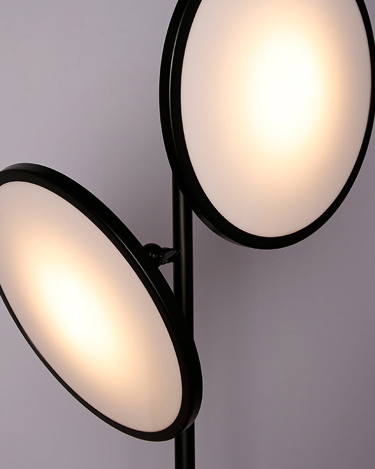 WOMO Lampe sur Pied Lecture 2 Ampoules Lunes - WM7076