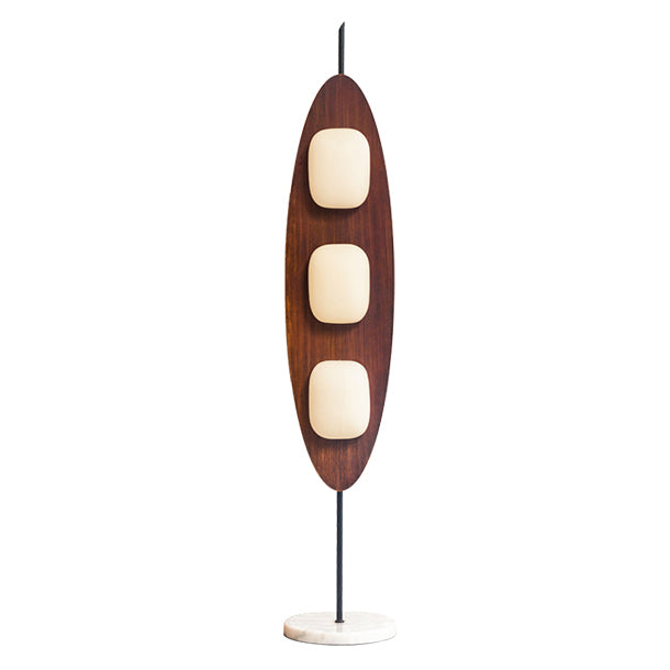 WOMO Lampe sur Pied Bois Ovale Moderne - WM7080