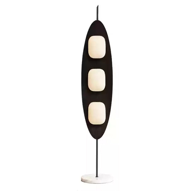 WOMO Lampe sur Pied Bois Ovale Moderne - WM7080
