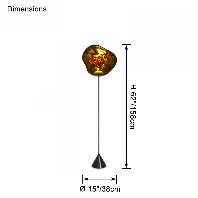 Lampe sur pied WOMO Melt Lava-WM7113