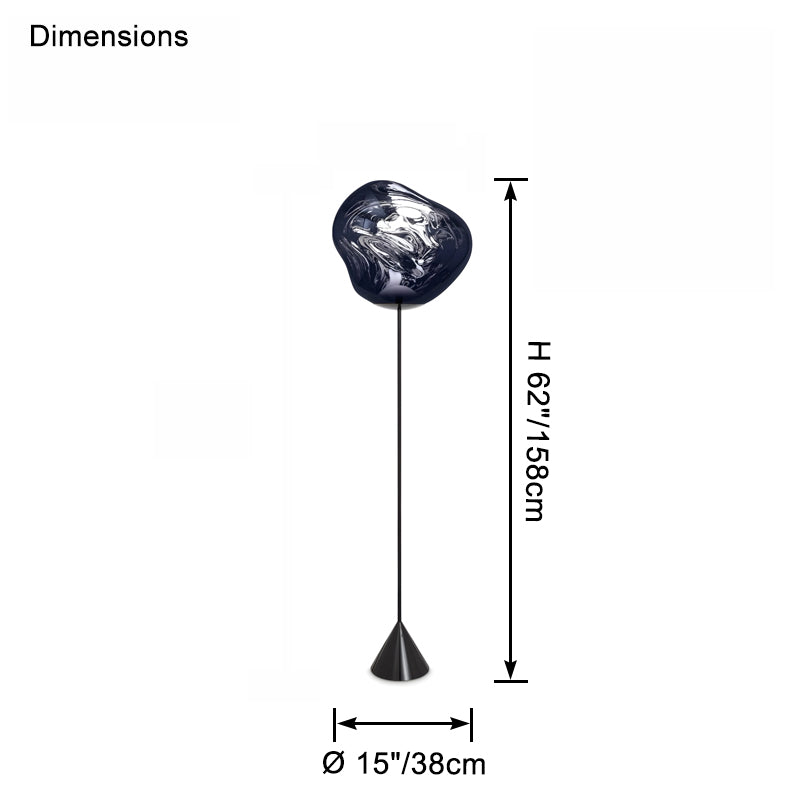 Lampe sur pied WOMO Melt Lava-WM7113