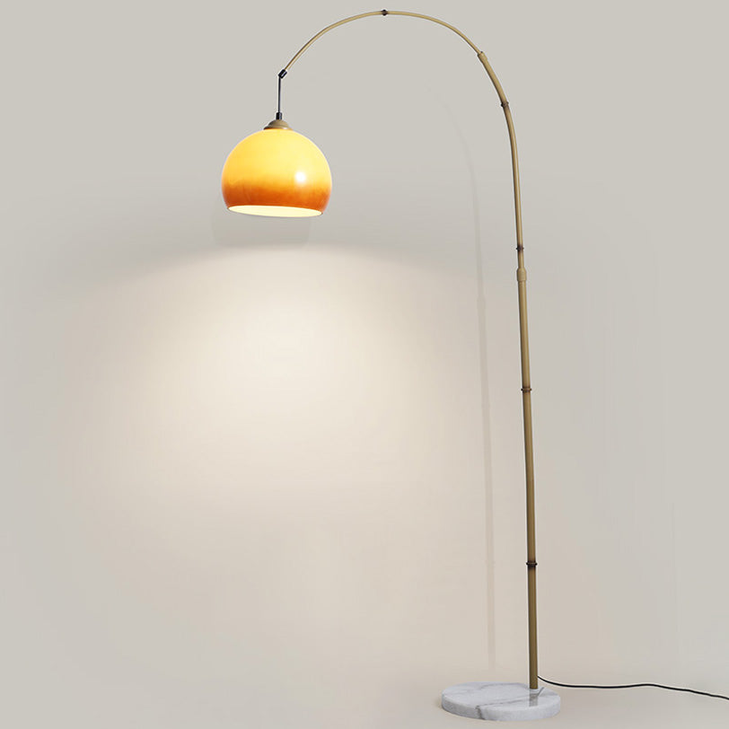 WOMO Lampe sur Pied Arc Bambou Suspendue - WM7133