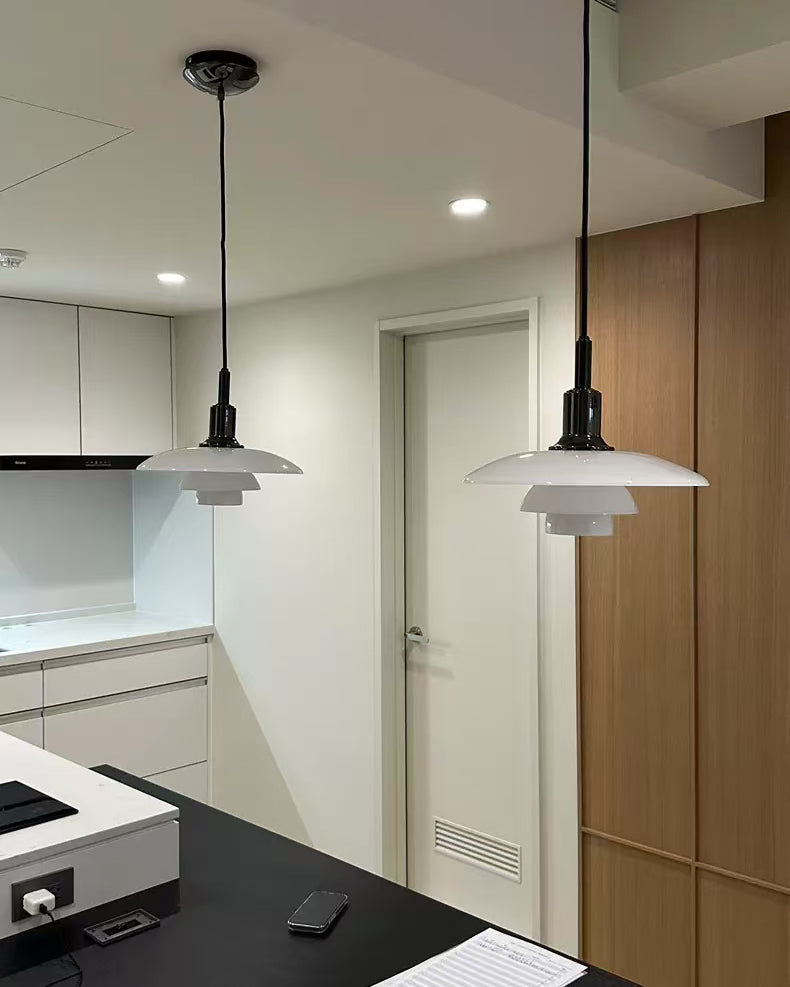 WOMO Suspension Opaline Verre Design-WM2116