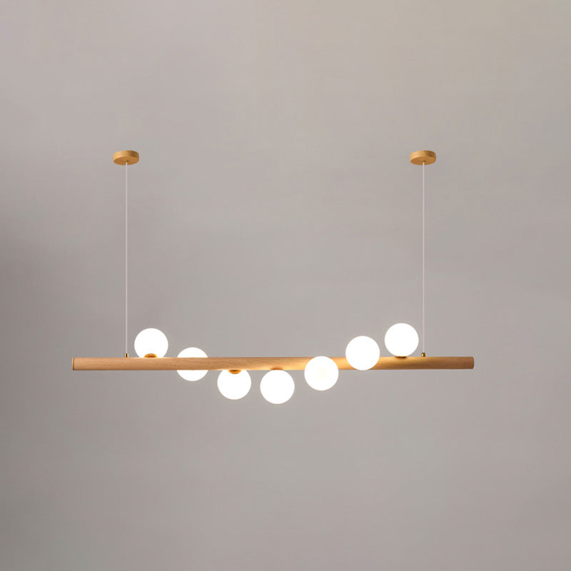 WOMO Lustre Lineaire Boule Verre-WM2055