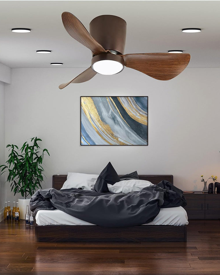 Lampe de ventilateur de plafond à profil bas WOMO-WM5056