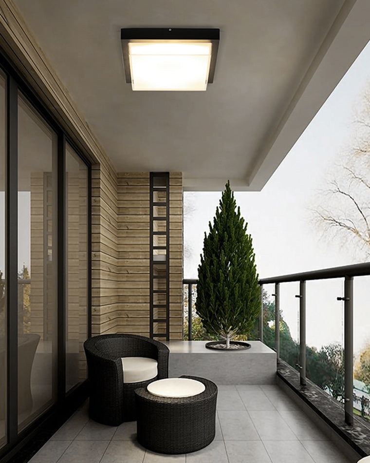 WOMO Plafonnier Extérieur Carré - WM9204