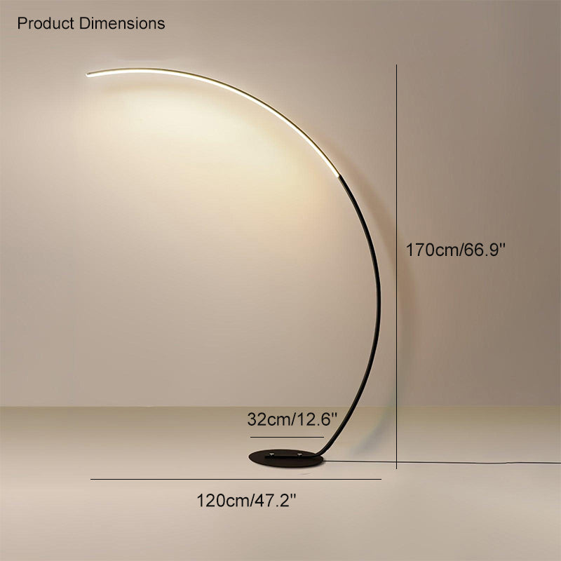 WOMO Lampe sur Pied Arc Croissant LED - WM7001