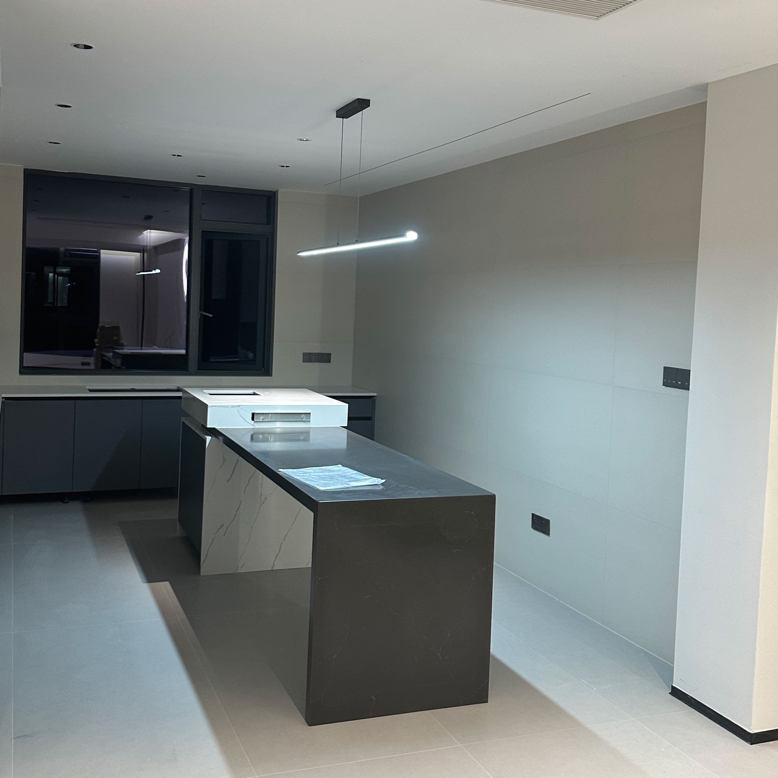WOMO Suspension Lineaire Led Minimaliste- WM2011