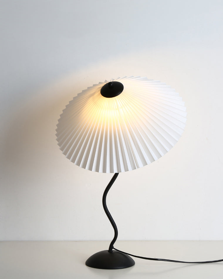 Lampe de table plissée ondulée WOMO-WM8001
