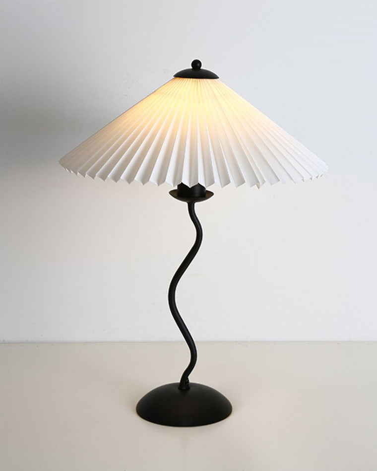 Lampe de table plissée ondulée WOMO-WM8001