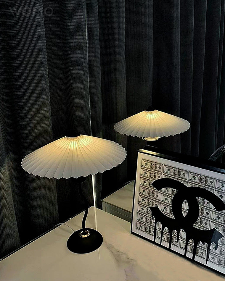 Lampe de table plissée ondulée WOMO-WM8001