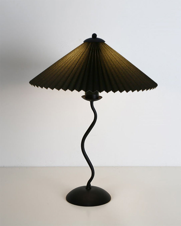 Lampe de table plissée ondulée WOMO-WM8001