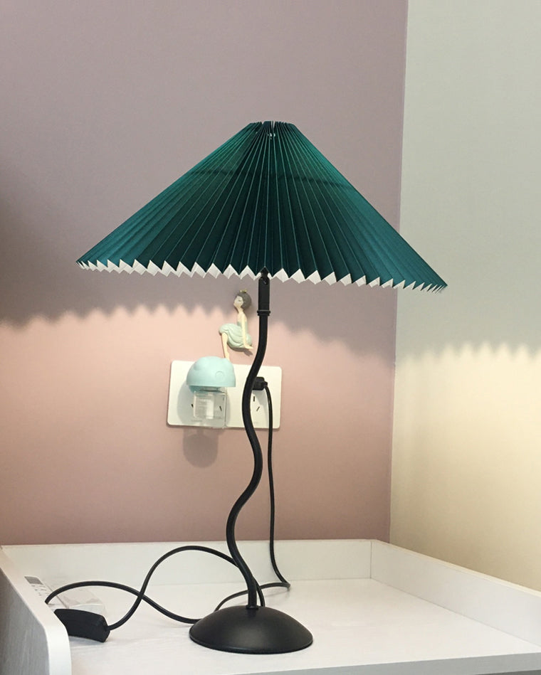 Lampe de table plissée ondulée WOMO-WM8001