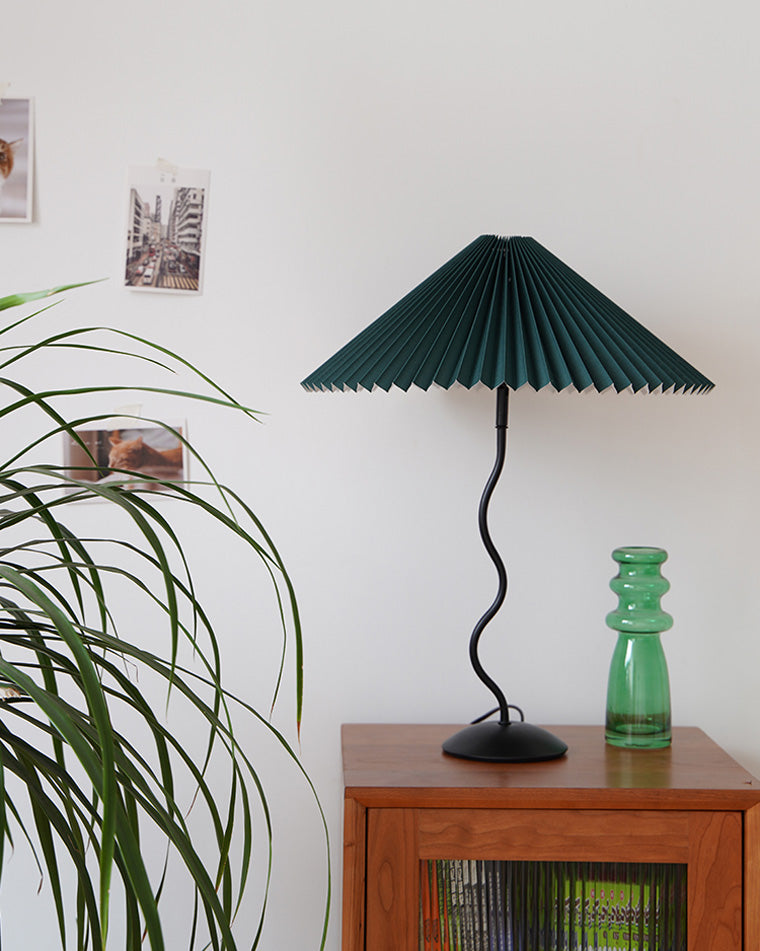 Lampe de table plissée ondulée WOMO-WM8001